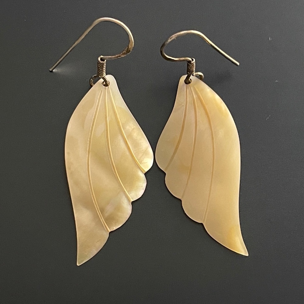 Mother Of Pearl Earrings.